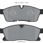 BRAKE PADS FR W166 W292
